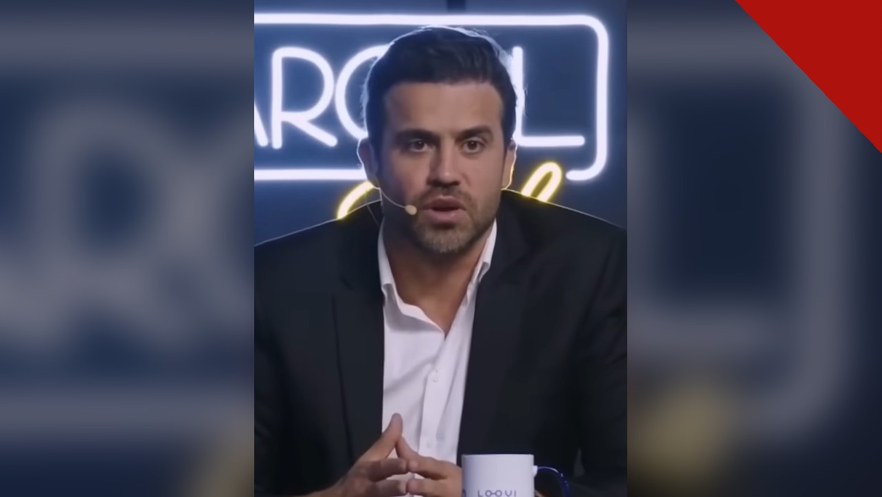 Marçal contesta queda da abstenção: empresário Pablo Marçal durante entrevista em estúdio
