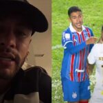 Neymar é expulso contra o Bahia: Neymar discute com Rodrigo Nestor na Vila Belmiro e fala em vídeo após a expulsão