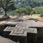 Igreja de Bete Giyorgis, em Lalibela, em matéria em que cristãos são mortos em ataques na Etiópia