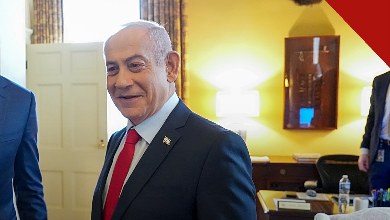 opositor de Netanyahu lidera pesquisas em Israel: o primeiro-ministro Benjamin Netanyahu em registro oficial