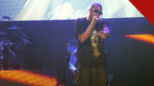 Jay-Z no Super Bowl 2027 em foto do rapper Jay-Z, atração confirmada do show do intervalo do Super Bowl LXI