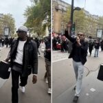 evangelistas anunciam Jesus em protestos em Paris em foto dos pregadores do Presence Revival nas ruas da capital