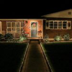 Pregador do Arizona processa Tucson: casa decorada com luzes de Natal no Winterhaven Festival of Lights, em Tucson, durante a noite