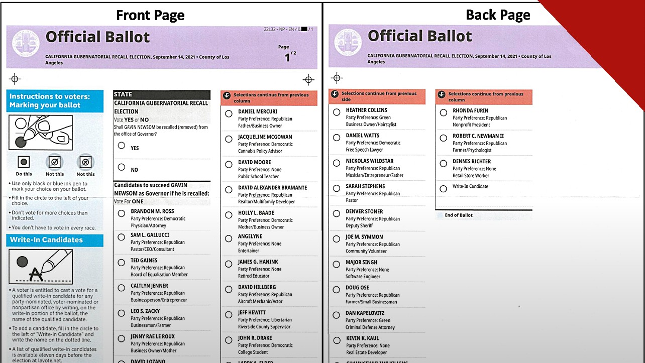 hackers derrubam sistema da Comissão Eleitoral federal dos Estados Unidos, e a imagem mostra as páginas de uma cédula oficial de votação americana
