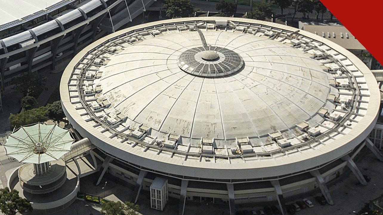 Assembleia de Deus arrecada 15 toneladas de alimentos no Maracanãzinho, e a imagem mostra o ginásio Maracanãzinho, no Rio de Janeiro, onde foi celebrada a festa do centenário