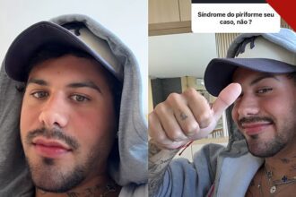 Zé Felipe revela diagnóstico de síndrome do piriforme após confundir a dor com problema no nervo ciático, e a imagem mostra o cantor nos stories em que respondeu aos seguidores sobre o diagnóstico