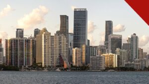 filho de pastor cubano é detido pelo ICE, e a imagem mostra o panorama de Miami, na Flórida, cidade onde a família do jovem vive e onde ele foi detido