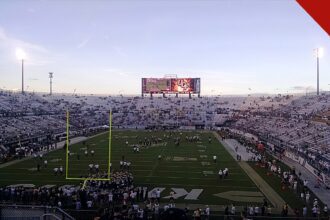 Big 12 multa UCF por cânticos contra mórmons da BYU, e a imagem mostra o estádio da UCF, em Orlando, na Flórida, palco do jogo contra a BYU de 24 de outubro