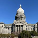 medidas sobre aborto nas urnas de 4 estados americanos, e a imagem mostra o Capitólio estadual de Idaho, em Boise, um dos estados com proposta sobre aborto nas urnas