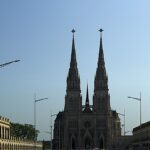 Papa volta à Argentina após 39 anos, e a imagem mostra a Basílica de Nossa Senhora de Luján, na Argentina, um dos marcos do roteiro da viagem de Leão XIV