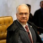 Fachin devolve inquéritos do INSS a Mendonça, e a imagem mostra o ministro Edson Fachin, presidente do Supremo Tribunal Federal, em foto de arquivo da Corte