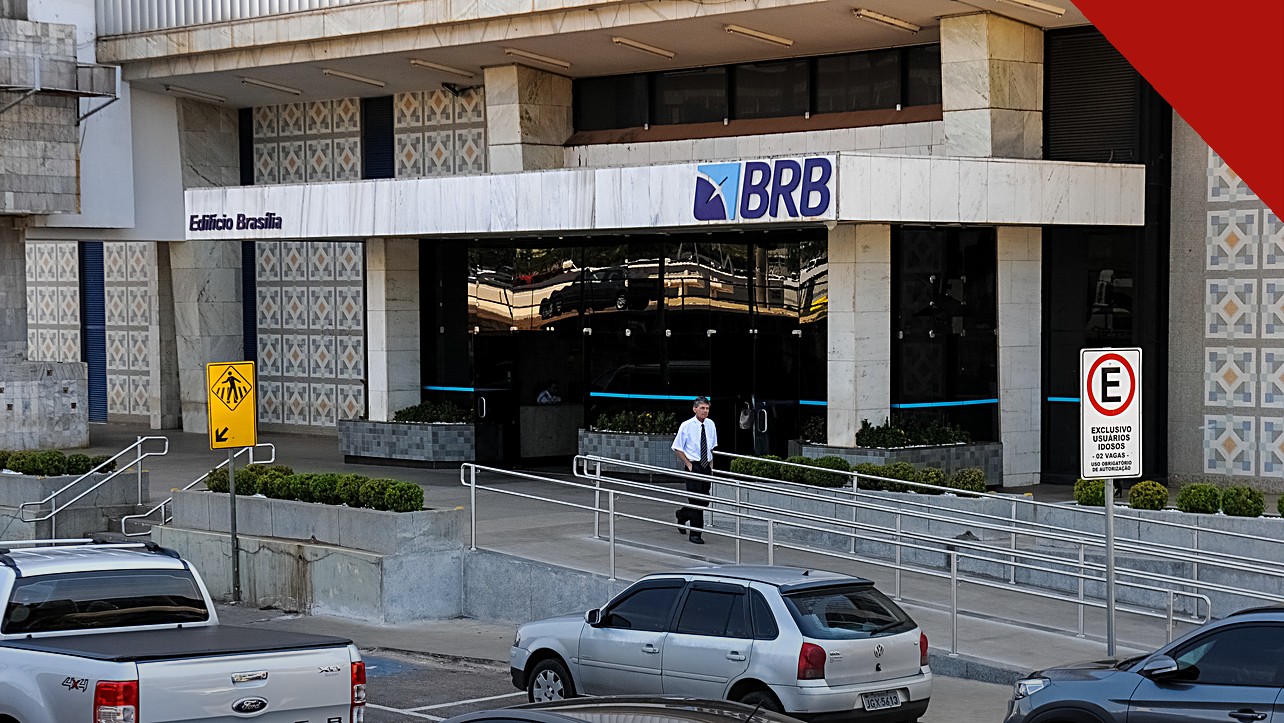 ex-presidente do BRB atribui ordem a Ibaneis, e a imagem mostra o edifício sede do Banco de Brasília, o BRB, instituição no centro das investigações sobre o negócio com o Banco Master