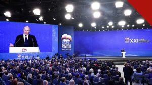 Putin diz que Rússia está pronta para guerra com a Europa, e a imagem mostra o presidente Vladimir Putin em evento na Rússia, o líder que afirmou que o país está pronto para uma guerra com a Europa