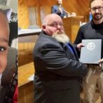 Vídeo mostra caos antes de tiro no Mississippi: montagem com a foto do bebê Kohen Wiley e agentes do escritório do xerife do condado de DeSoto