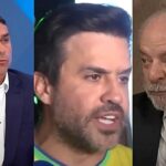Pablo Marçal aceita desafio de Lula: montagem com Flávio Bolsonaro, Pablo Marçal e Lula