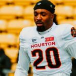 O jogador Ameer Speed, defensive back do Dallas Cowboys.