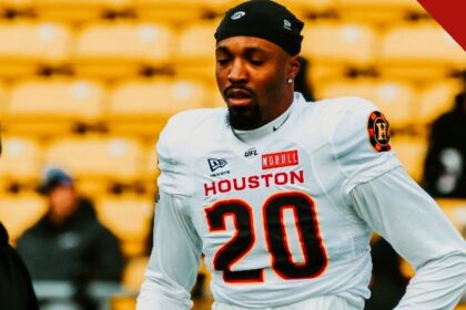 O jogador Ameer Speed, defensive back do Dallas Cowboys.