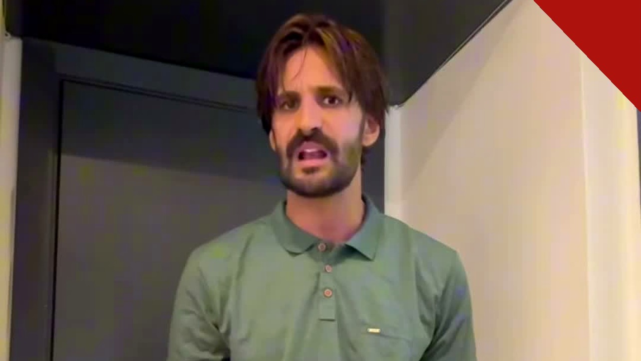 O influenciador evangélico Matheus Ferreira em vídeo de humor sobre ida ao proctologista.