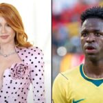 Vini Jr. e Marina Ruy Barbosa lado a lado em montagem; os dois passaram a se seguir no Instagram