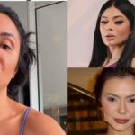 Dayanne Bezerra em vídeo em que usa o termo crenterifa para criticar influenciadoras evangélicas que promovem rifas, ao lado de Rayssa Buq e Mirela Janis
