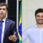 Nikolas Ferreira na tribuna da Câmara e Pedro Rousseff, que pediu à PGR a apreensão do passaporte de Nikolas Ferreira