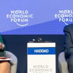 Haddad defendeu boicote a empresas: Fernando Haddad em painel do Fórum Econômico Mundial em Davos, em 2023