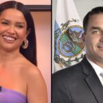 Juliette e Flávio Bolsonaro lado a lado