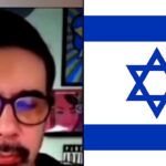 Jornalista sugere queimar igrejas evangélicas: Helder Maldonado em vídeo do canal Galãs Feios ao lado da bandeira de Israel