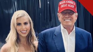 Trump demite Katie Zacharia: a porta-voz ao lado do presidente Donald Trump