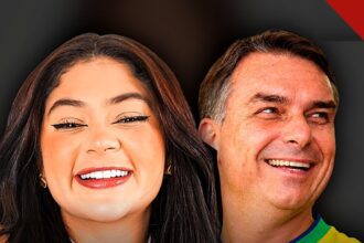 Influenciadora Rayssa Buq e Flávio Bolsonaro, matéria Rayssa Buq Nikolas Ferreira