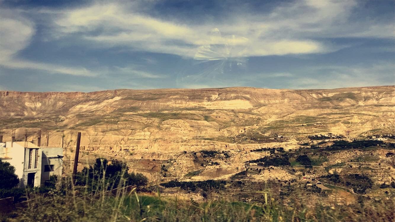 Vista da cidade de Karak, na Jordânia, província onde aconteceu o ataque