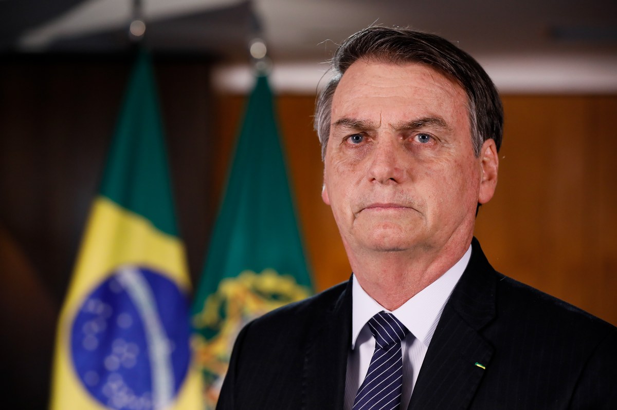 Jair Bolsonaro em evento oficial em abril de 2019