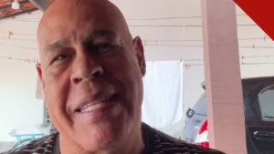 Mattos Nascimento durante o vídeo em que manda recado a Alexandre de Moraes