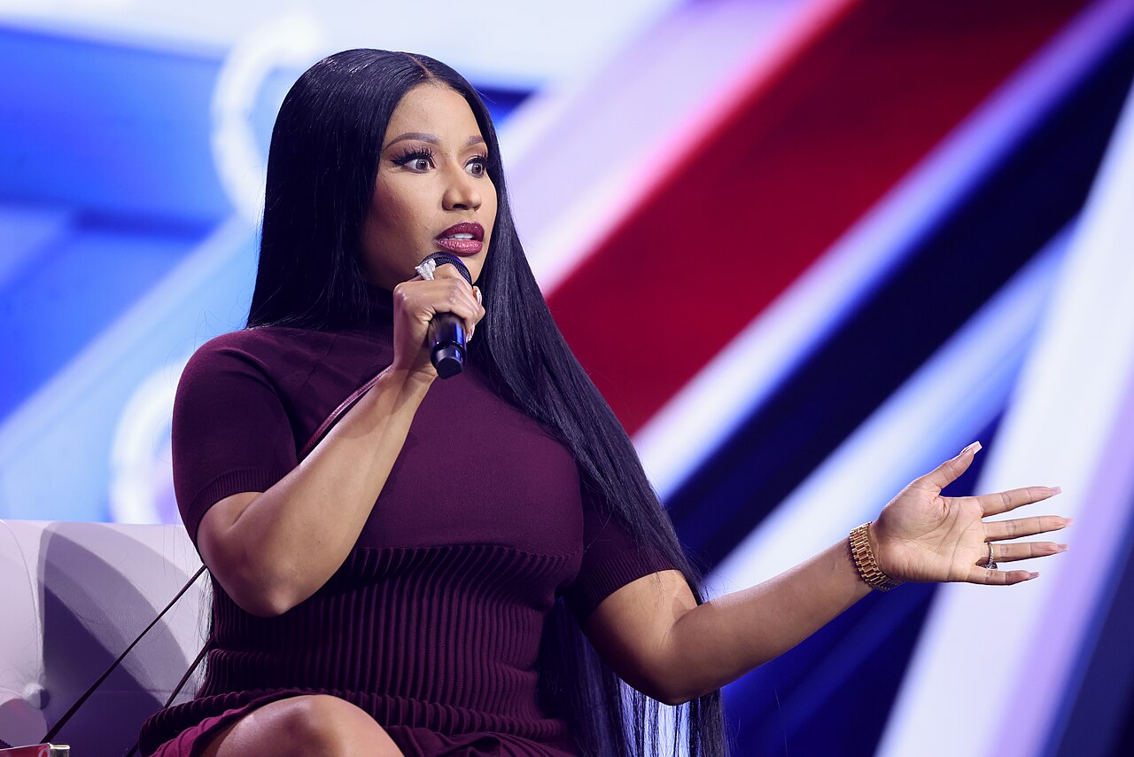 Rapper Nicki Minaj em foto de arquivo durante apresentação