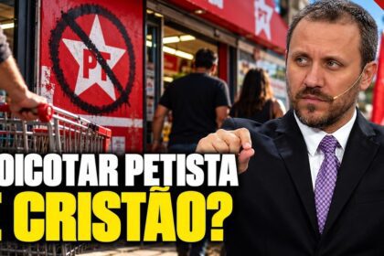 Mocellin defende boicote a petistas: pastor Rodrigo Mocellin em arte oficial do vídeo Não contratar petista, publicado no YouTube